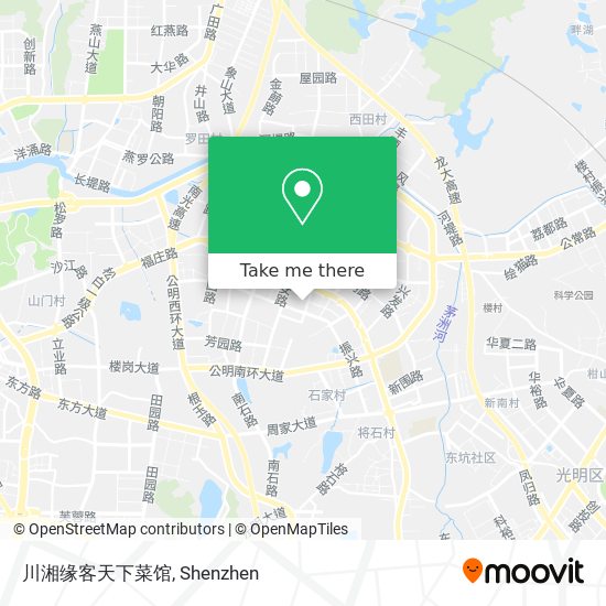 川湘缘客天下菜馆 map