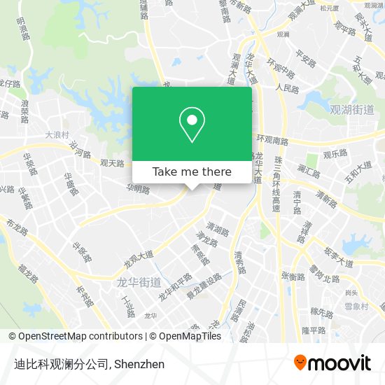 迪比科观澜分公司 map