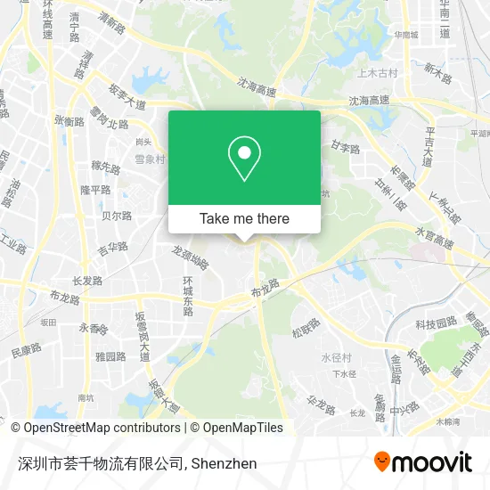 深圳市荟千物流有限公司 map