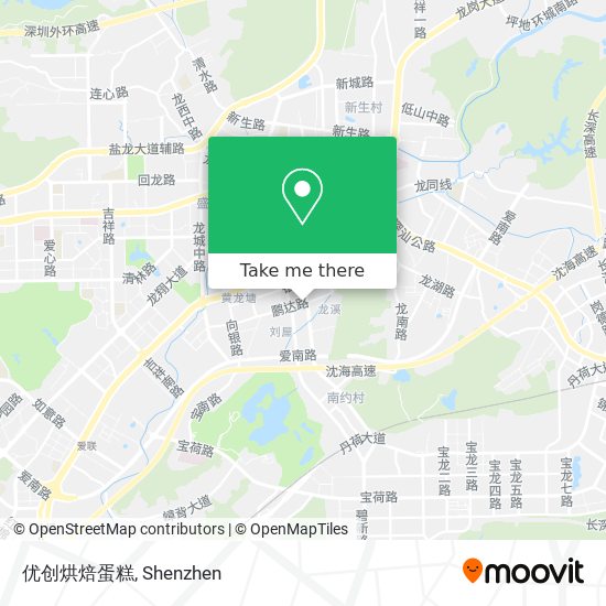 优创烘焙蛋糕 map