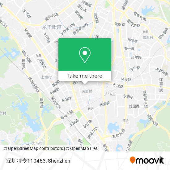 深圳特专110463 map