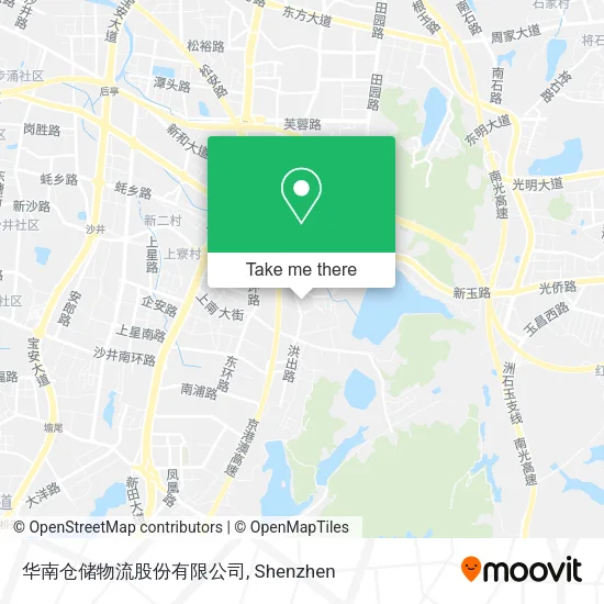 华南仓储物流股份有限公司 map