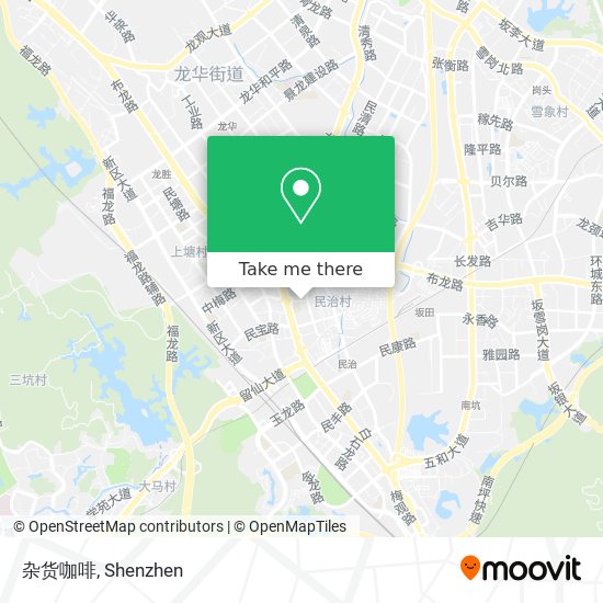 杂货咖啡 map