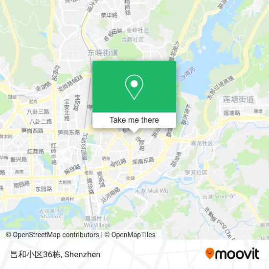 昌和小区36栋 map