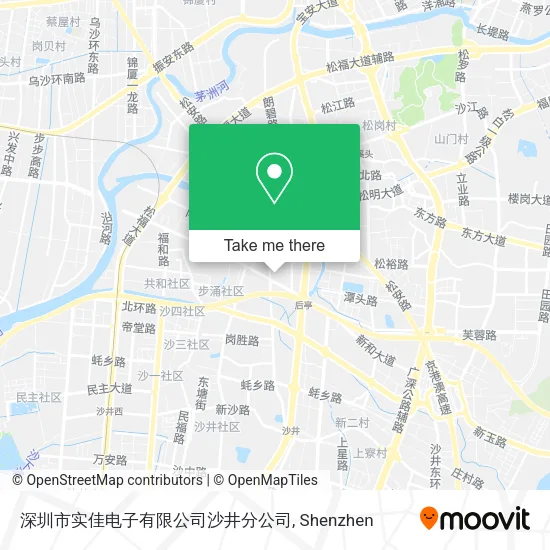 深圳市实佳电子有限公司沙井分公司 map