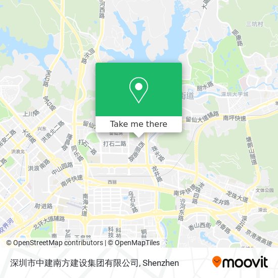 深圳市中建南方建设集团有限公司 map