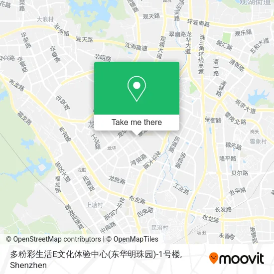 多粉彩生活E文化体验中心(东华明珠园)-1号楼 map
