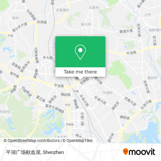 平湖广场献血屋 map