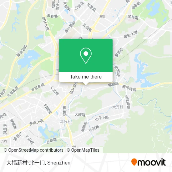 大福新村-北一门 map