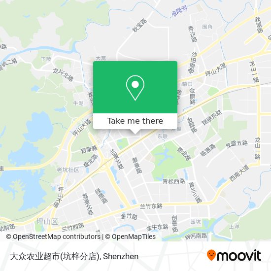 大众农业超市(坑梓分店) map