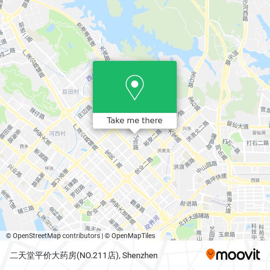二天堂平价大药房(NO.211店) map