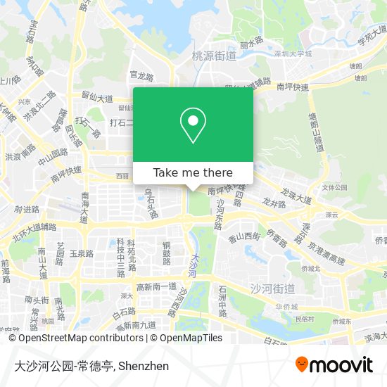 大沙河公园-常德亭 map