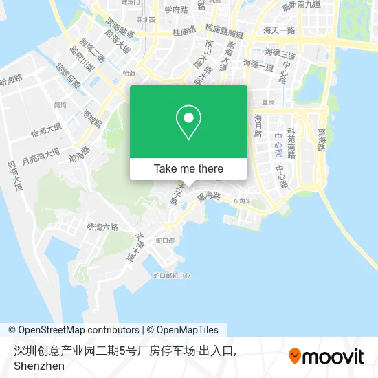 深圳创意产业园二期5号厂房停车场-出入口 map