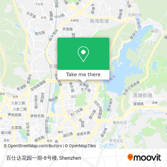百仕达花园一期-8号楼 map