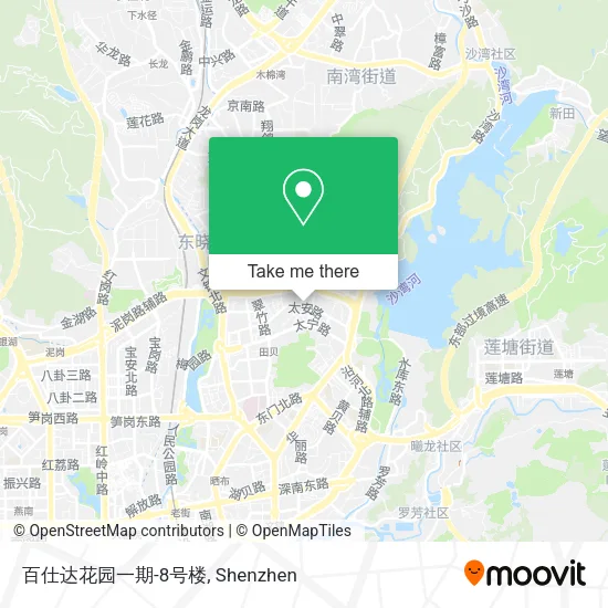 百仕达花园一期-8号楼 map