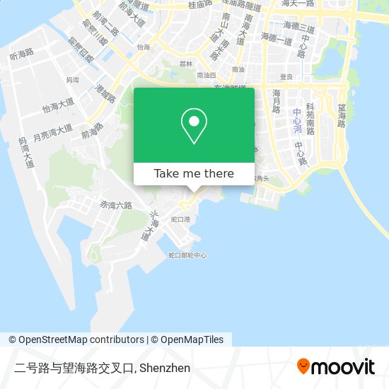 二号路与望海路交叉口 map