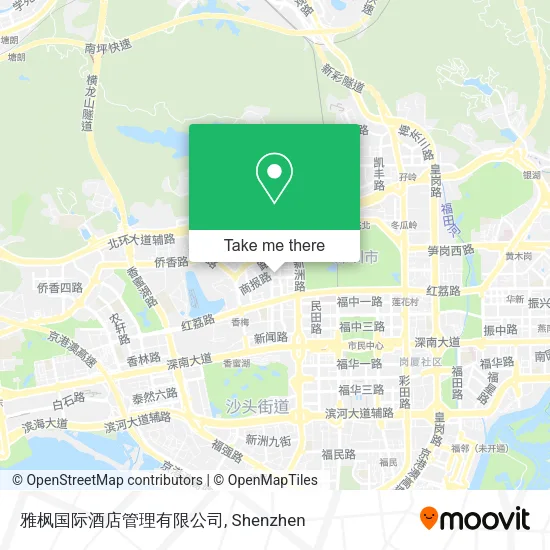 雅枫国际酒店管理有限公司 map