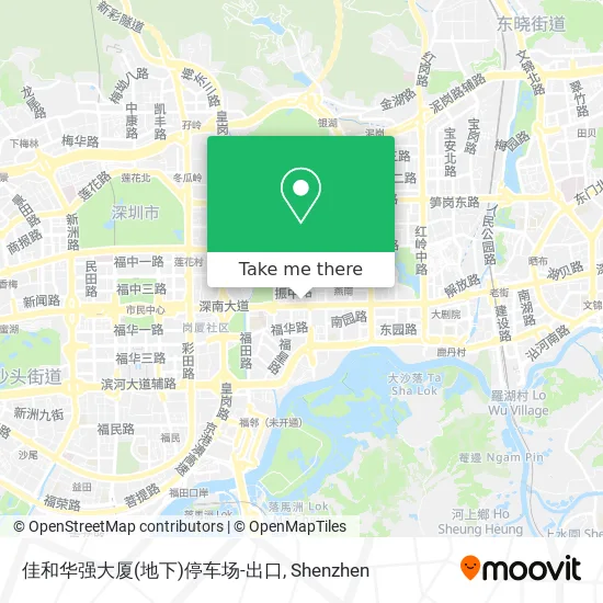 佳和华强大厦(地下)停车场-出口 map