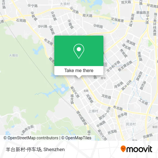 羊台新村-停车场 map