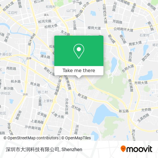 深圳市大润科技有限公司 map