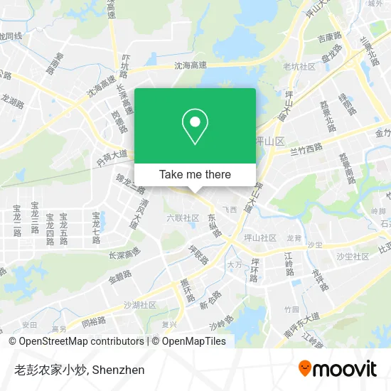 老彭农家小炒 map