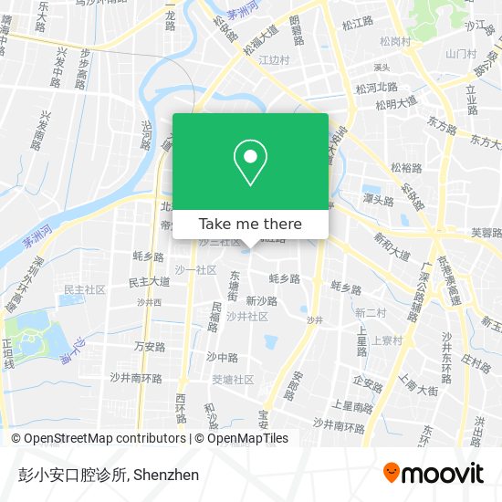 彭小安口腔诊所 map