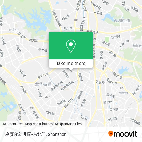 格赛尔幼儿园-东北门 map