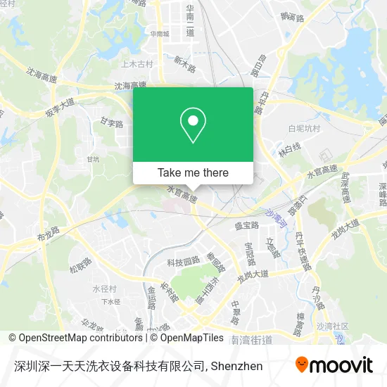深圳深一天天洗衣设备科技有限公司 map