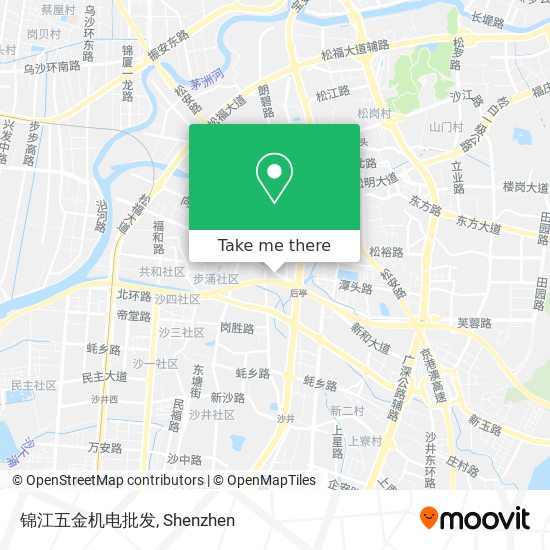锦江五金机电批发 map