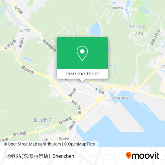 地铁站(东海丽景店) map