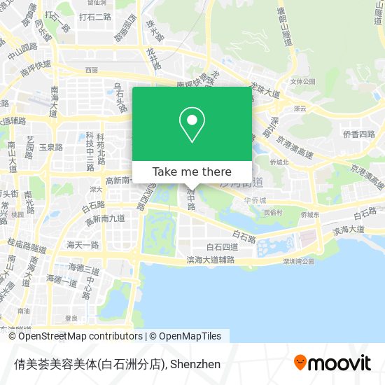 倩美荟美容美体(白石洲分店) map
