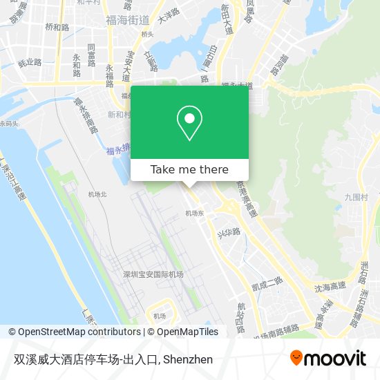 双溪威大酒店停车场-出入口 map