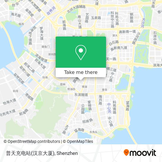 普天充电站(汉京大厦) map