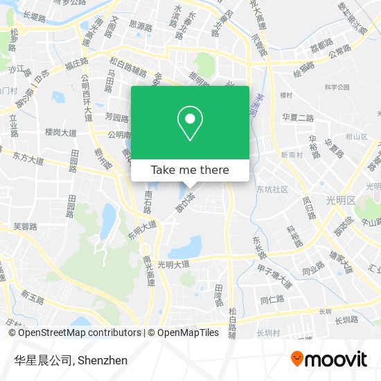 华星晨公司 map