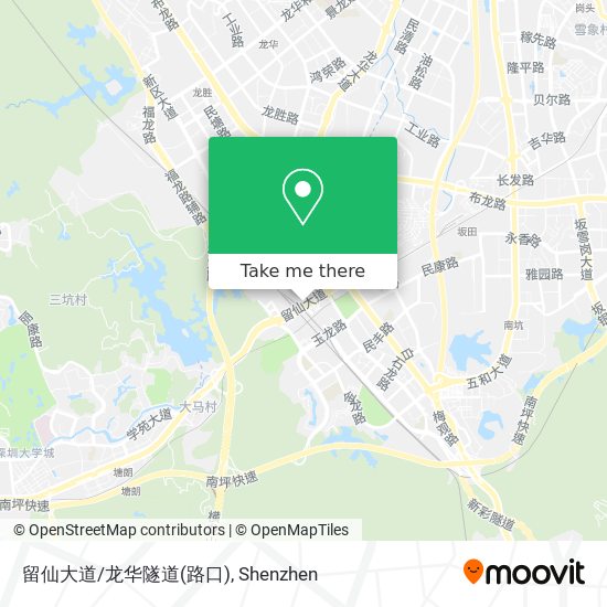 留仙大道/龙华隧道(路口) map