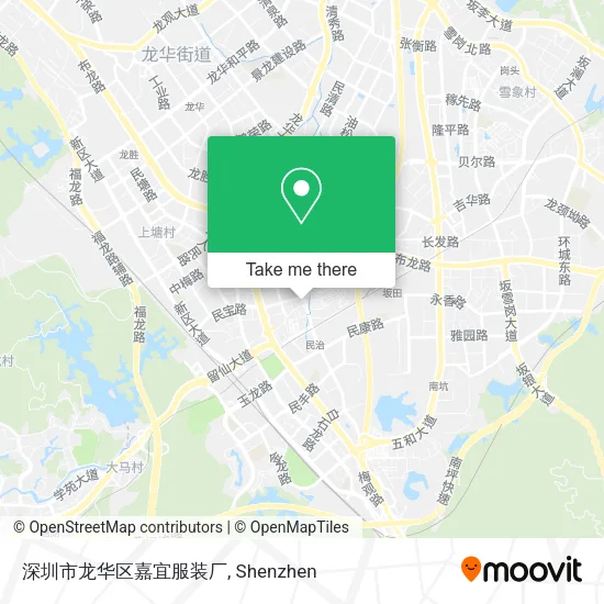 深圳市龙华区嘉宜服装厂 map