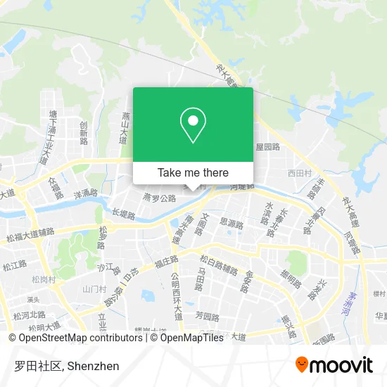 罗田社区 map