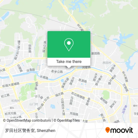 罗田社区警务室 map