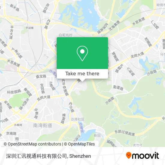 深圳汇讯视通科技有限公司 map