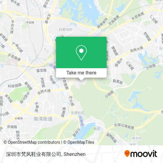 深圳市梵风鞋业有限公司 map