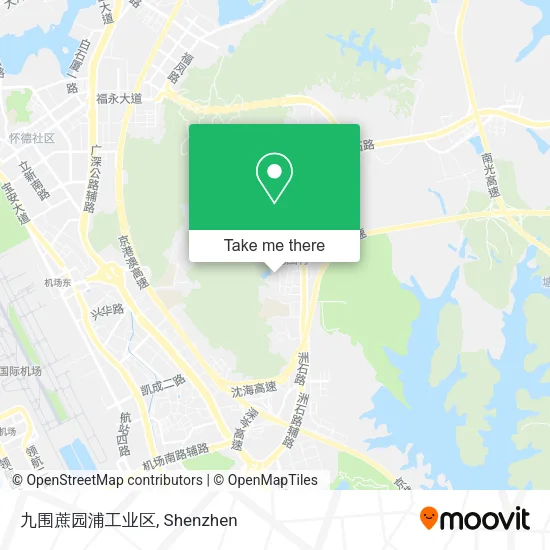 九围蔗园浦工业区 map