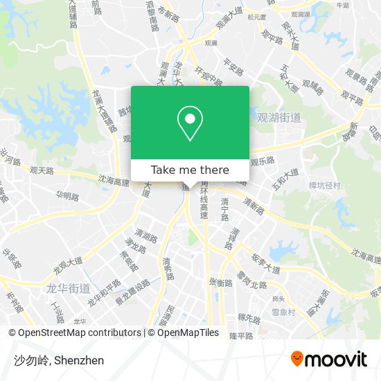沙勿岭 map