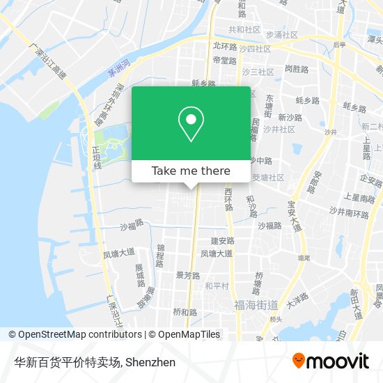 华新百货平价特卖场 map