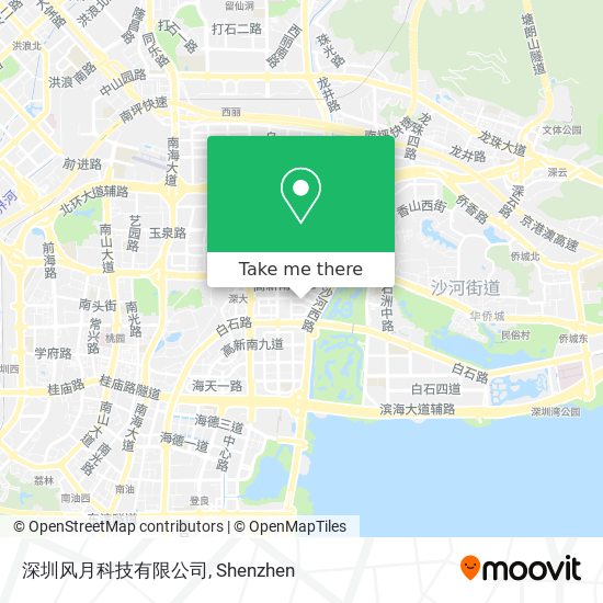 深圳风月科技有限公司 map