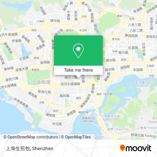 上海生煎包 map