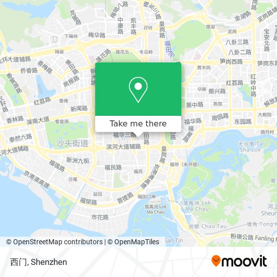 西门 map