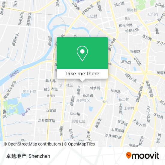 卓越地产 map