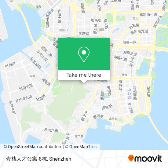 壹栈人才公寓-8栋 map