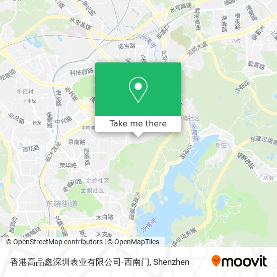香港高品鑫深圳表业有限公司-西南门 map