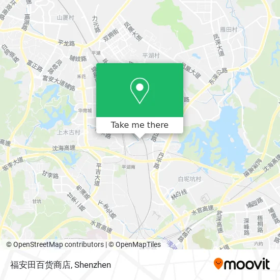 福安田百货商店 map